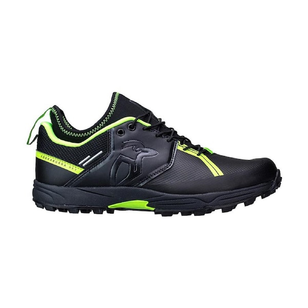 Kookaburra Team Unisex Field Hockey Shoes 2021 Black/Lime 12 US/ 11 UK