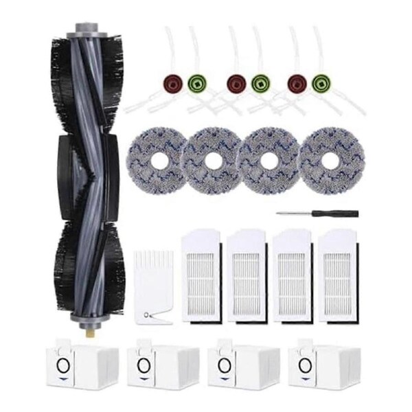 Accessories for DEEBOT X1 Omni/X1 E Omni/X1 Turbo Vacuum Cleaner, Main Brush Side Brushes Filters,Mop,Dust Bags
