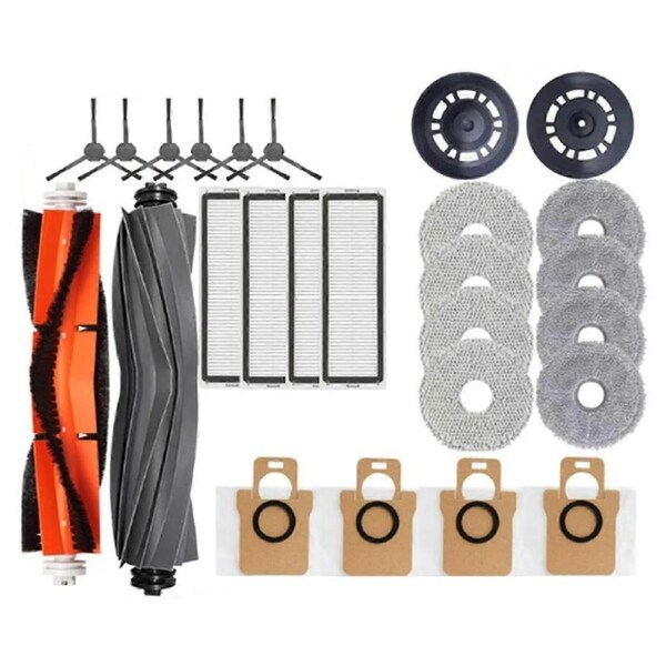 26PCS Replacement Parts for L30 Ultra Robotic Vacuum Cleaner Main Side Brush HEPA Filter Mop Pad Dust Bag