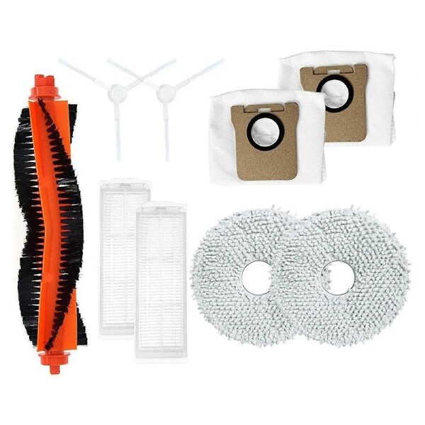 Replacement Spare Parts for M30 Pro/C107 Robot Vacuum Main Side Brush HEPA Filter Mop Pad Dust Bag Accessories