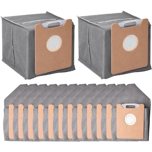 14Pcs Dust Bags Replacement for G35+, G40+, G40 Hybrid+ Auto-Empty Station,Robot Vacuum Dust Bags Kit