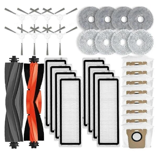 For Omni 1S, B116, B101CN, X10+ / L10s Ultra, L10 Ultra Main Side Brush Filter Mop Dust Bags