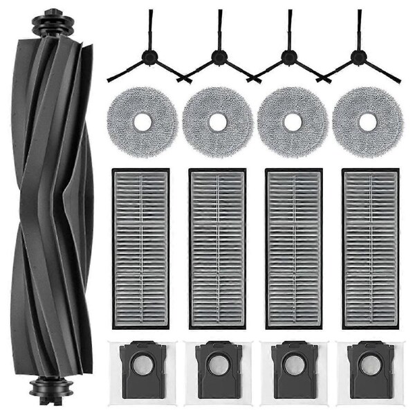 For X30 Pro Ultra / X30 Main Rubber Brush Mop Pads Hepa Filter Dust Bags Side Brush