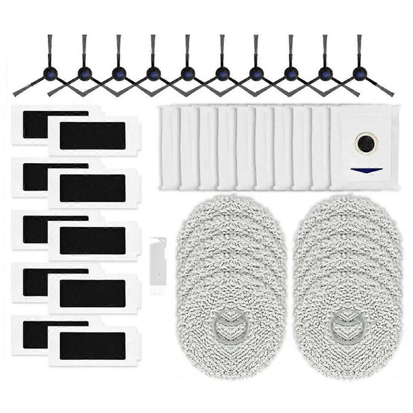 For Debot T30 Pro Omni / DDX14 Side Brush Hepa Filter Mop Cloths Rag Dust Bag Robot Vacuum Parts