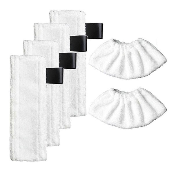 6PCS Replacement Steam Cleaner Floor Mop Cloth for SC2 SC3 SC4 SC5 Vacuum Cleaner Mop Cover Rags Pads