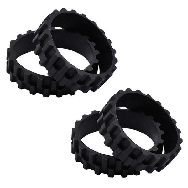 4PCS Wheel Tires Skin for 1C/2C/3C S5 Series/T6/T7 Robot Vacuum Cleaner Wheels Anti-Slip Replacement Parts