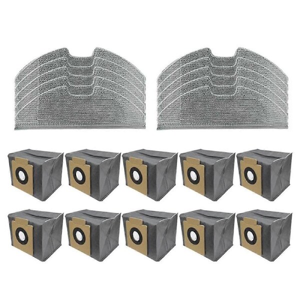 Compatible for X8 Pro /X10 Pro Omni Robot Vacuum Replacement Mop Pads Dust Bags Spare Parts Accessories