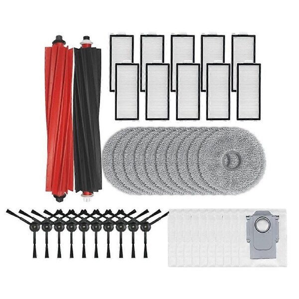 For V20/P10S Pro Robot Vacuum Replacement Parts Main Side Brush Hepa Filter Mop Cloth Dust Bag Accessories