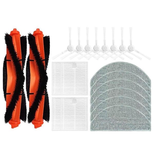 For E10 E10C E12 B112 / 3C Plus C103 Robot Vacuum Cleaner Accessories Main Side Brush Filter Mop