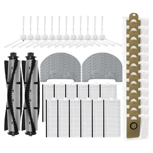 Fit for H14, Innos R7, LINHAS LH90 Replacement Parts Accessories Roller Side Brush Filter Mop Cloth Dust Bag