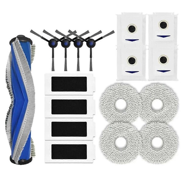 Accessories Fit for T30 Pro Omni (DDX14) / M12 Pro+ Main Side Brush Filter Mop Dust Bag Replacement