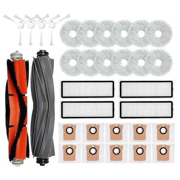 For Robot Vacuum X10+ / X10 Plus B101GL Spare Parts Accessories Main Side Brush Hepa Filter Dust Bag Mop Cloth