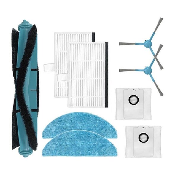 9PCS for 7490 Immortal / 8290 Immortal Vacuum Cleaner Replacement Filter Mop Dust Bag Main Side Brush
