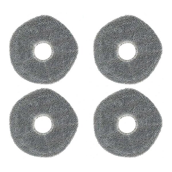 4pcs Mop Cloth Washable for X9 Pro / X10 Pro Omni Robot Vacuum Replacement Parts Vacuum Mopping Pad