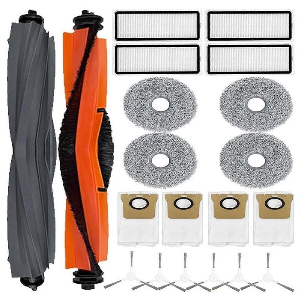 Replacement Parts for L20 Ultra/ L30 Ultra Robot Vacuum Main Side Brush Hepa Filter Mop Pad Dust Bags Accessories
