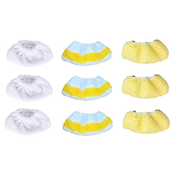 9PCS Steam Mop Cloths Cover for Easyfix SC2 SC3 SC4 SC5 Handheld Vacuum Cleaner Parts Microfiber Cleaning Pad
