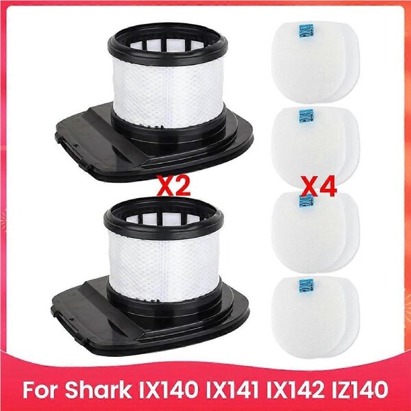 6PCS Vacuum Cleaner Filter Kit for IX140 IX141 IX142 IZ140 Vacuum Cleaner Accessories Replacement Parts