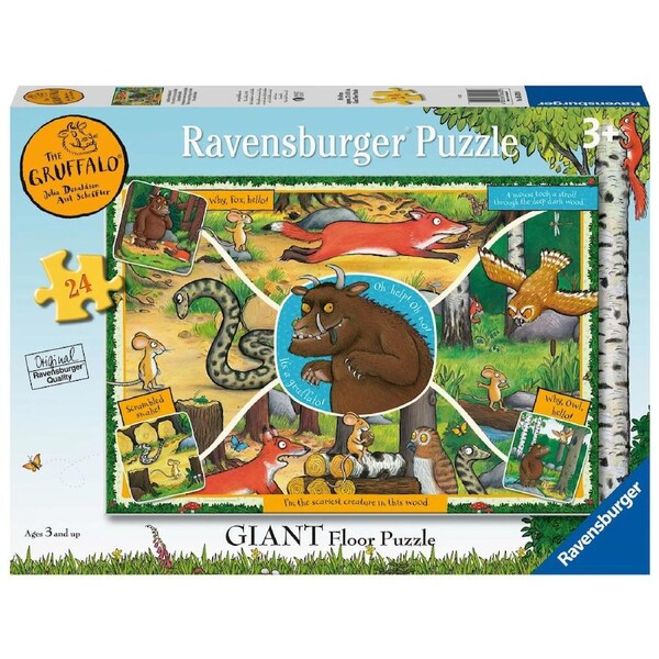 Ravensburger The Gruffalo Giant Floor Puzzle 24 Piece Jigsaw Puzzle