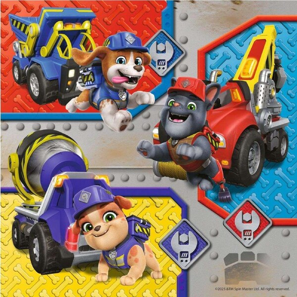 Ravensburger Paw Patrol Rubble and Crew 3 x 49 Piece Jigsaw Puzzle