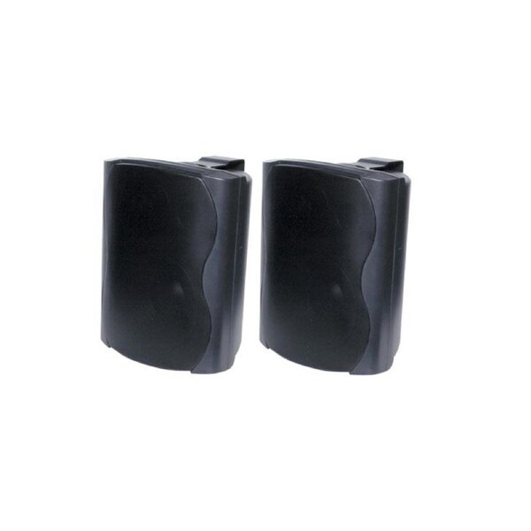 OPUS ONE C0921 IP54 50W 8 Ohm Wall Mount Music Speaker Pair 65Hz-20Hz Black