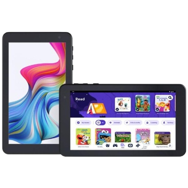 Laser MID-7A3 7" Android Tablet 3/32GB Black with 7 Inch Tablet Laser 6 In1 Case/Stylus/Headset Starter Bundle Accessories Pack