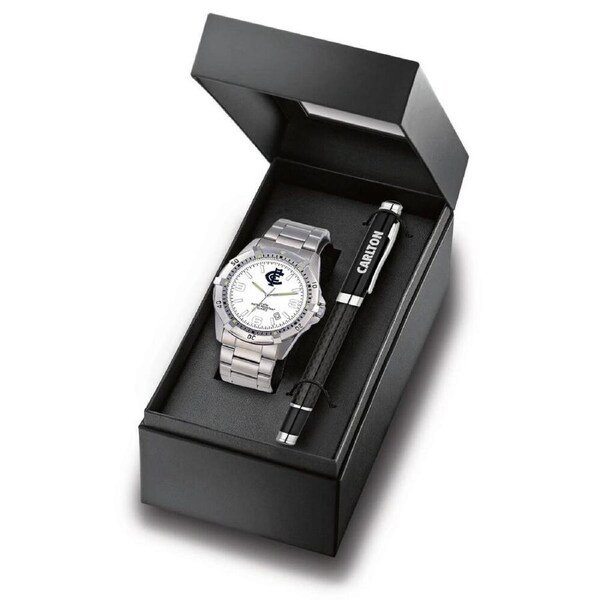 Carlton Blues Watch & Pen Gift Set