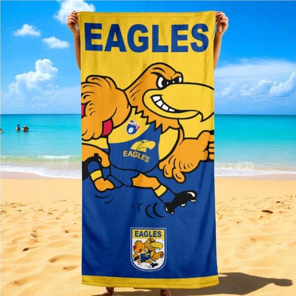 West Coast Eagles Jumbo Beach Towel