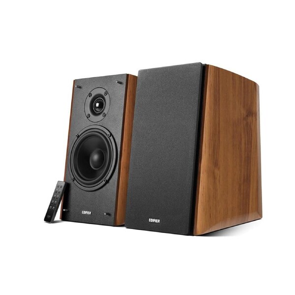 Edifier R2000DB Warmoak Bluetooth Bookshelf Speaker 25mm Eagle - Brown