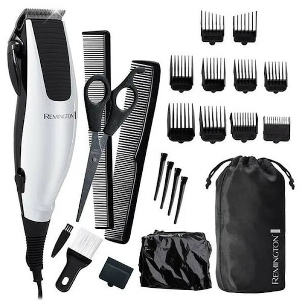 Remington Men's 23 Piece Haircutting Set - Corded Electric Precision Hair Clipper Trimmer
