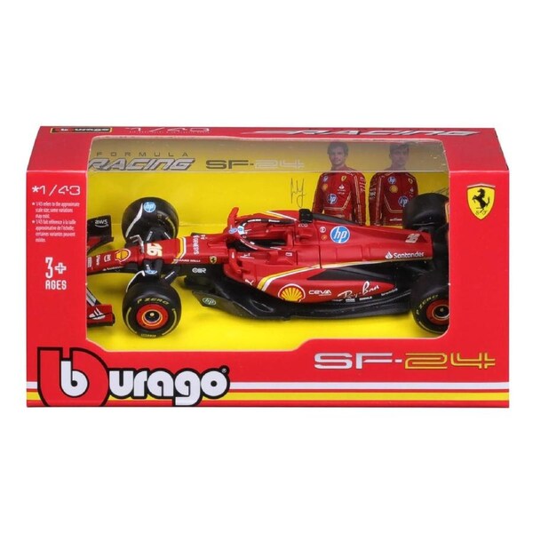 Bburago - F1 1:43 Ferrari 2024 SF-24 #16 Leclerc