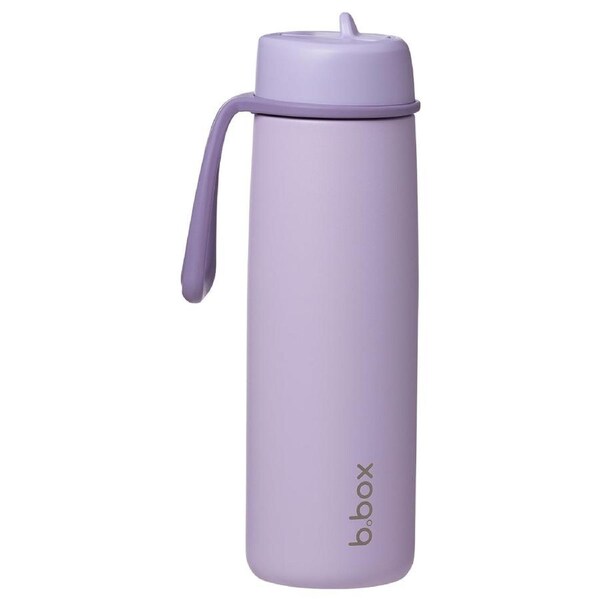 B.Box 690mL Insulated Flip Top Drink Bottle - Lilac love