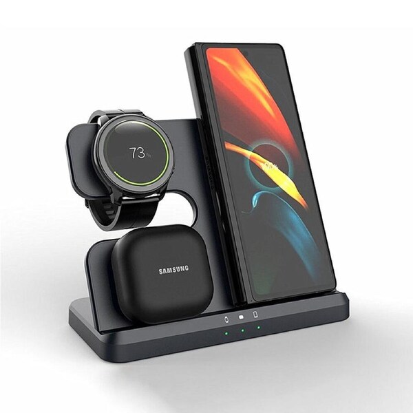 3 in 1 Wireless Charger for Samsung Charging Station & Android Multiple Devices