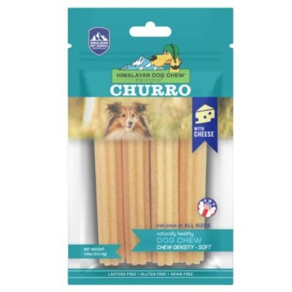 Himalayan Cheese Churro 4 Pack of Dog Chews (113.3g)