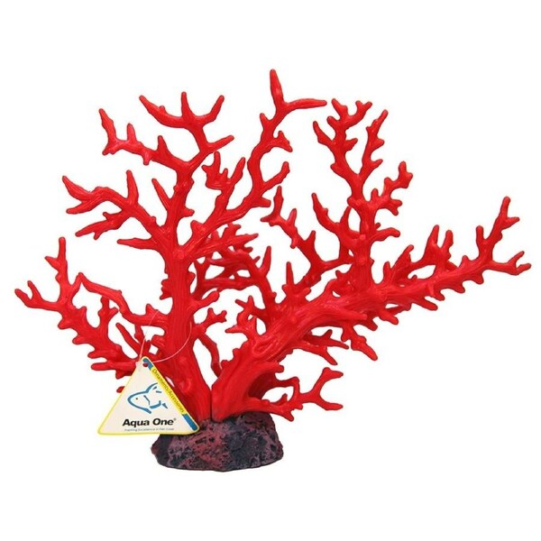 Copi Coral Red Gorgonian Aquarium Fish Ornament 36x15x30cm by Aqua One