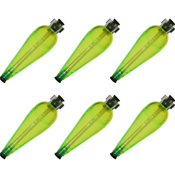 6PK A-Just-A Bubble Mini Float Green Adjustable Casting & Fishing Float USA
