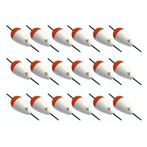 6x 3pc SureCatch Hightly Visible Unweighted Cone Foam Fishing Floats - Size 4