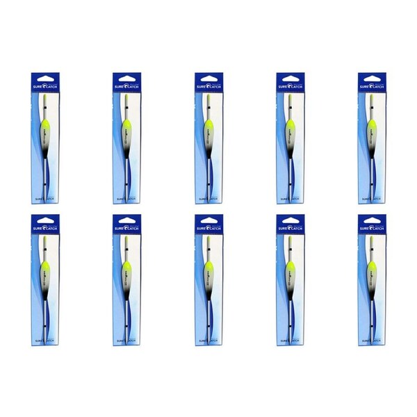 10PK SureCatch 200mm Unweighted Fishing Float Fishing Accessory