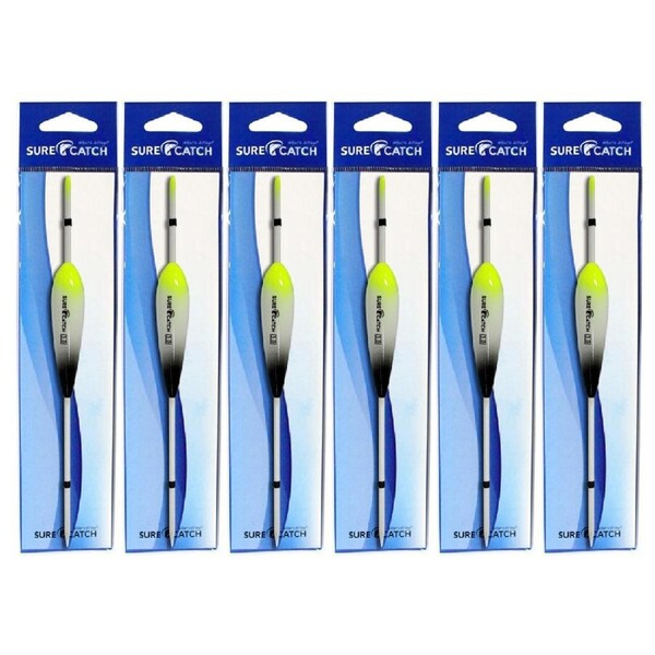 6PK SureCatch 200mm Unweighted Fishing Float Fishing Accessory