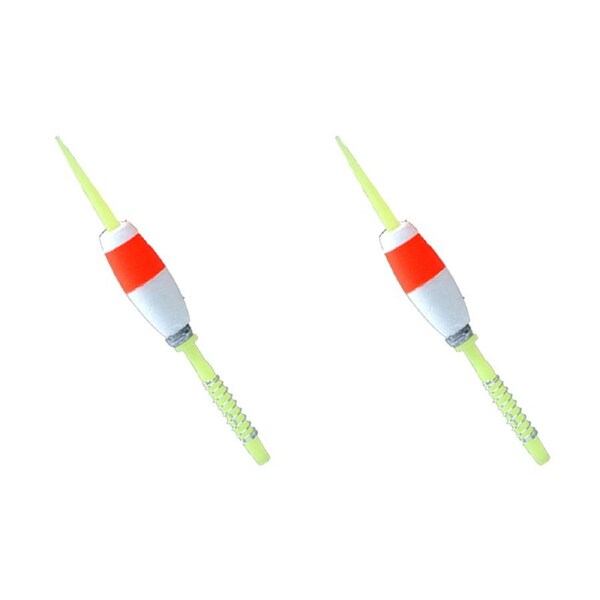 2PK SureCatch High Vis Tough Spring Torpedo Weighted Foam Float - 3 inch