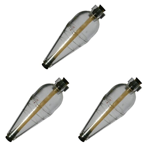 3PK A-Just-A Bubble 1/4oz Float Clear Adjustable Casting & Fishing Float USA