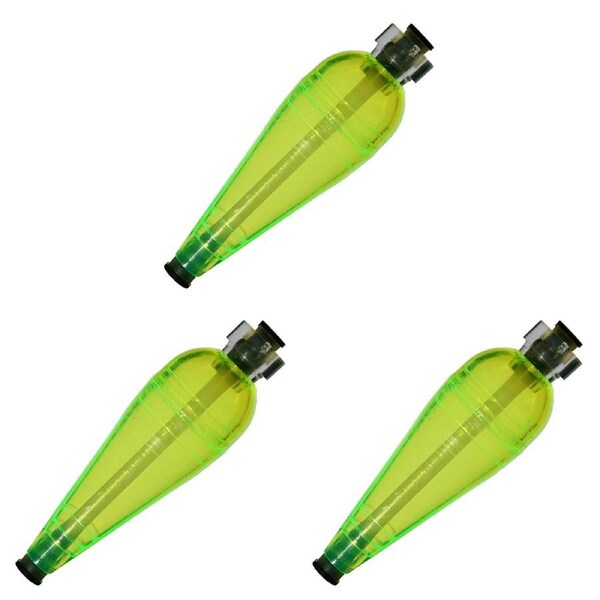 3PK A-Just-A Bubble 1/4oz Float Green Adjustable Casting & Fishing Float USA