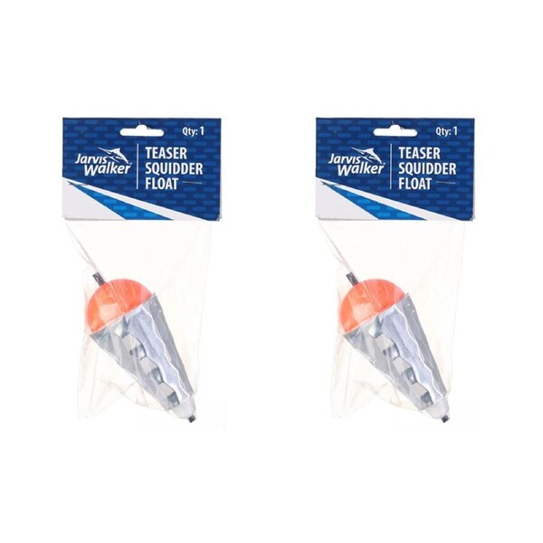 2PK Jarvis Walker Teaser Squidder Float Foam Fishing Float with Mirrorred Outer
