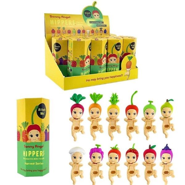 s Angel Harvest Series Blind Box Fruit And Vegetable Figure Kawaii Hippers Anime Figures