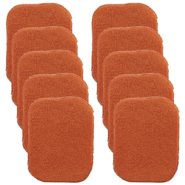 10PK Appetito Eco Scrubber 12x16.5cm Universal Scrub/Sponge Cleaner Assorted