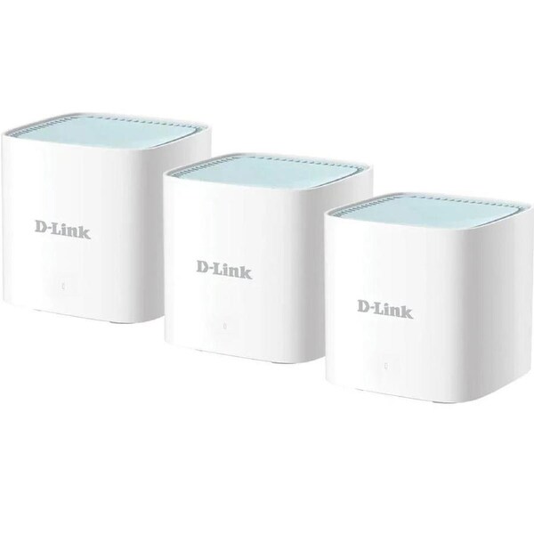 D-Link EAGLE PRO AI AX1500 Mesh Wi-Fi 6 System 3 Pack White