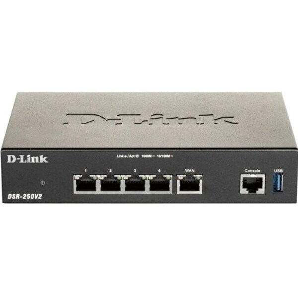 D-Link DSR-250V2 5-Gigabit Port VPN Router