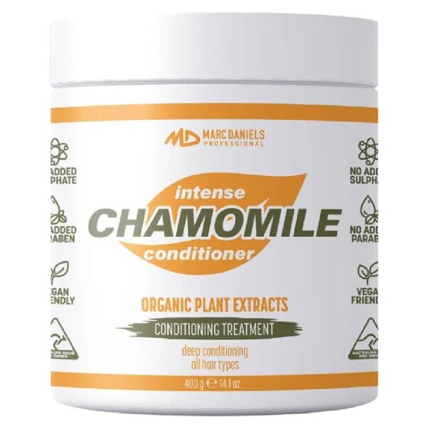 Marc Daniels Intense Chamomile Organic Vegan Friendly Hair Conditioner 400g