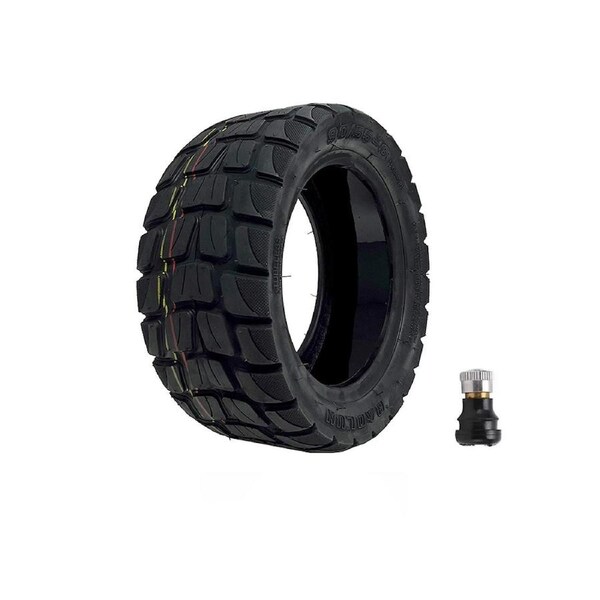 TDR 90 55 6 Tubeless Self Seal Gel Thorn Proof Tyre 10 Inch Dragon Cyclone GTR V2 Electric Scooter Rubber Grooved Impact Resistant Anti Skid Explosion Proof Puncture Proof Scooter Tire