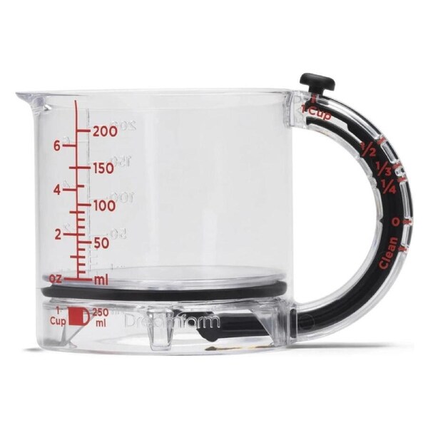 Dreamfarm UpCup Scrape Up Measuring Cup - 1 Cup / 250ml
