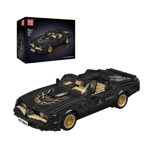 Mould King 10029 1:16 Scale 70s Convertible Muscle Car Building Set - 1,557 Pcs